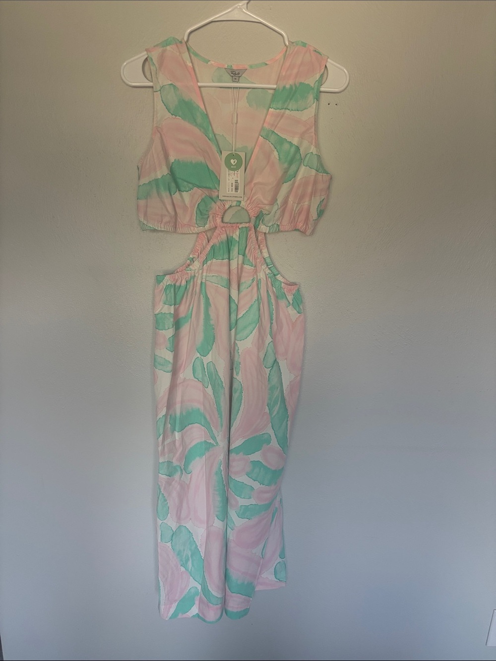 NWT Rails Rizzo Cutout Midi Dress - Picture 2 of 3